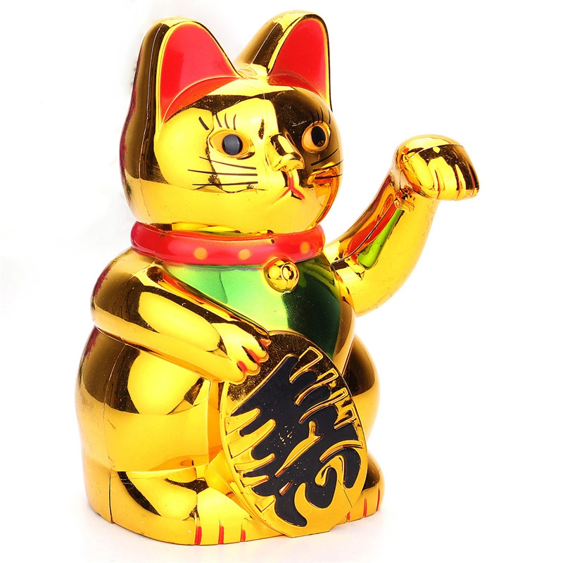 Maneki Neko Winkekatze in verschiedenen Varianten