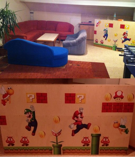 Super Mario Wandsticker