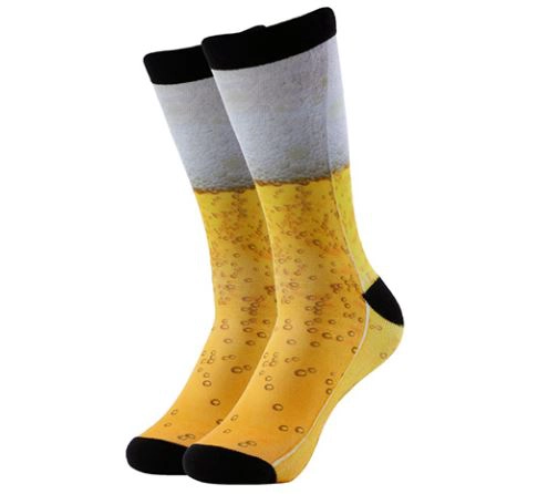 Bier-Socken Fuß