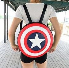 Captain America Rucksack Rücken