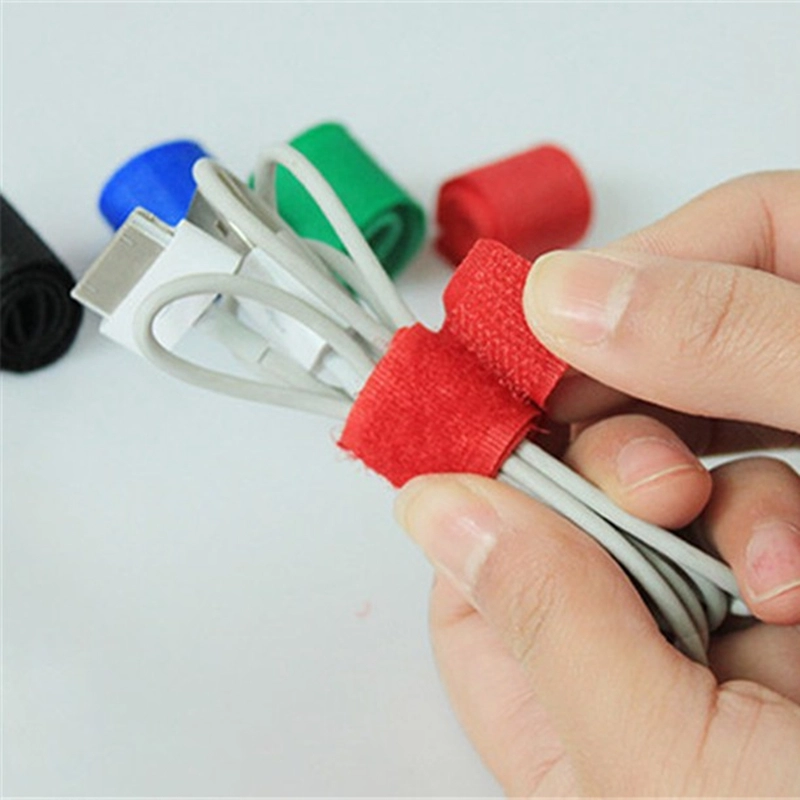 Glowinnyy 12 Stück Silikon-Kabelbinder – Wiederverwendbar, Mit Stahlkern, In 3 Größen (7,6 / 15,2 / 20,3 Cm) – Mehrfarbig