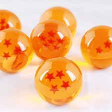 7 Dragonballs aus Kunstharz