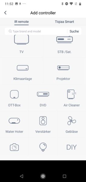 Baseus IR Fernbedienung App