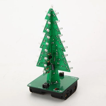 LED-Tannebaum DIY aufgebaut