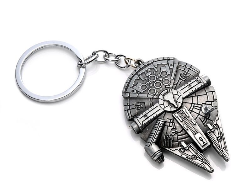 Star Wars The Force Awakens Millennium Falcon Schlüsselanhänger Keychain Neu