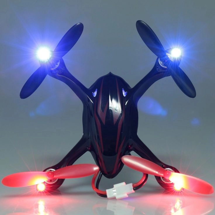 Hubsan X4 H107C mit LEDs