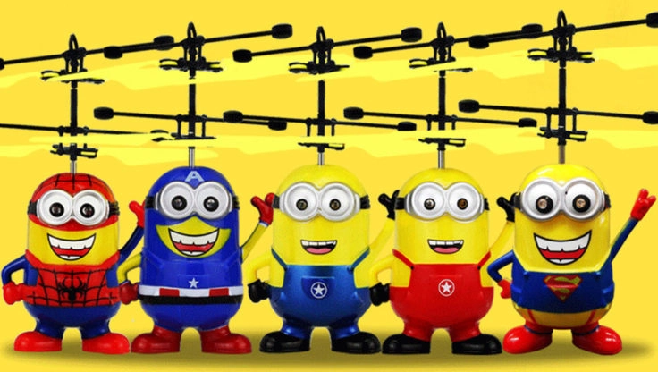 Schwebende Figuren Minions
