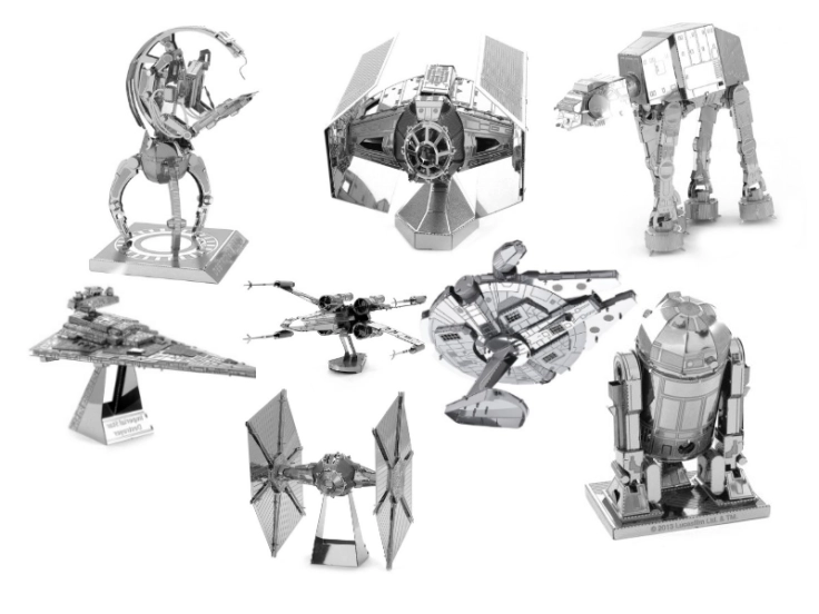 3D Star Wars Metall Puzzle