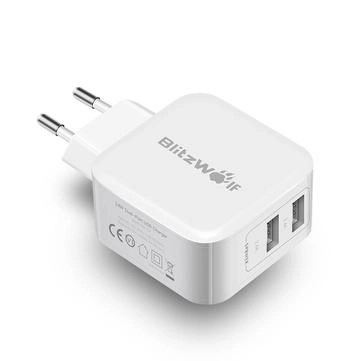 Blitzwolf USB Ladegerät Weiß