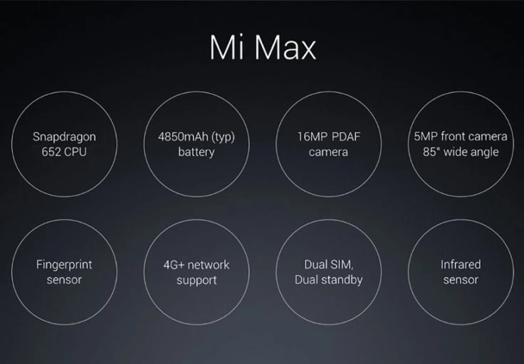 Xiaomi Mi Max Phablet Übersicht
