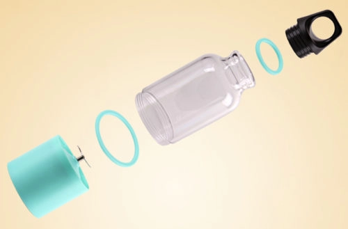 Mixer Flasche Aufbau