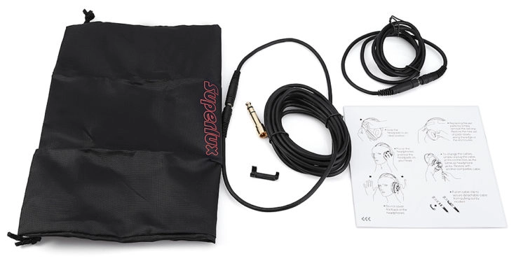 Superlux HD668B Stereo-Kopfhörer Lieferumfang