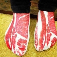 Fleisch Socken 3D