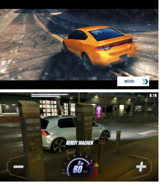 Apollo Lite Spiele Test: Asphalt 8 und CSR Racing 2