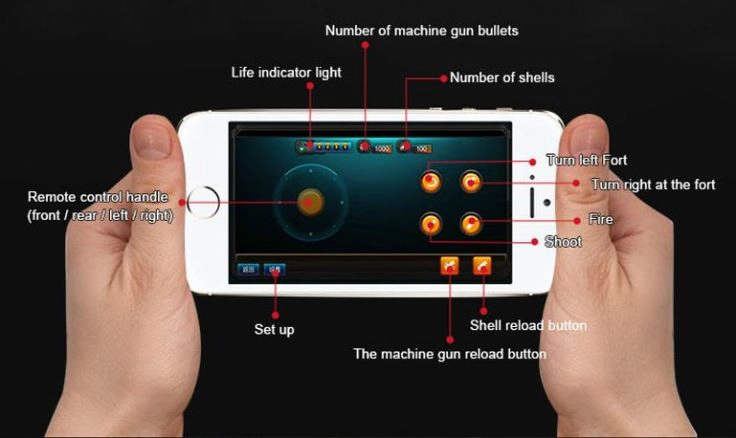 Huanqi H500 Bluetooth-Panzer Steuerung