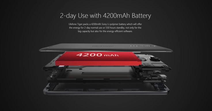 ulefone tiger 4200mAh Akku