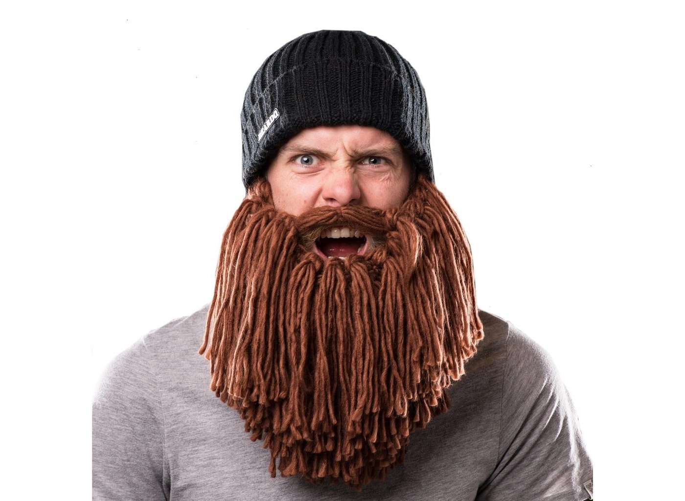 Wintermützen mit Bart