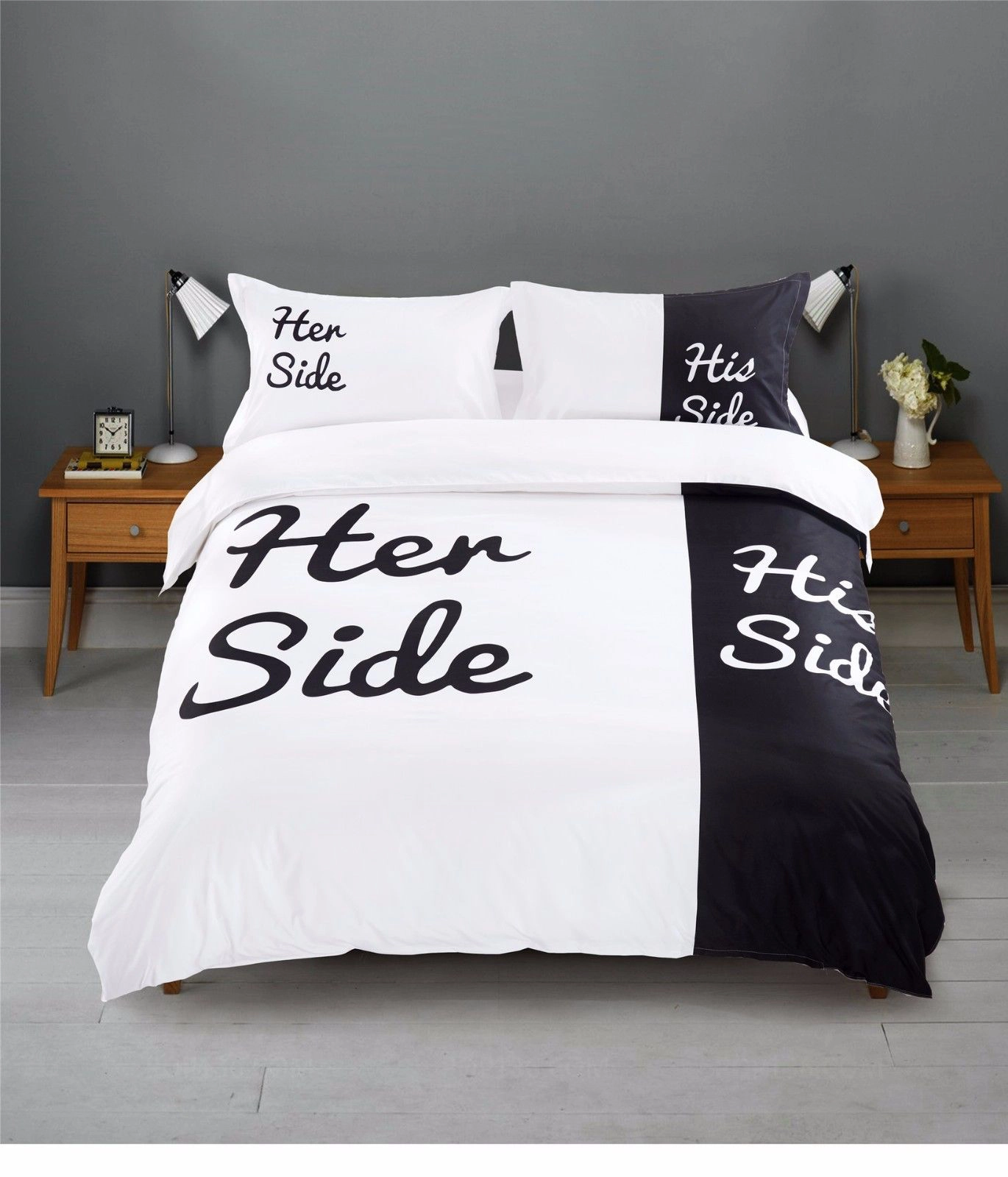 Bettbezug "His Side, her Side" Endlich Klarheit im Bett