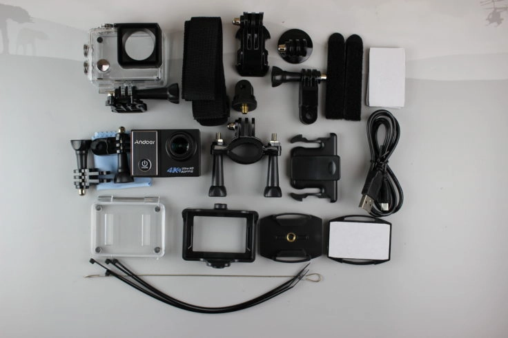 andoer-c5-pro-actioncam-Lieferumfang