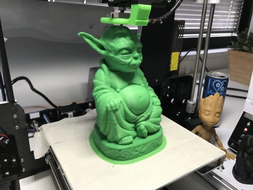 Yoda Buddha 3D-Druck