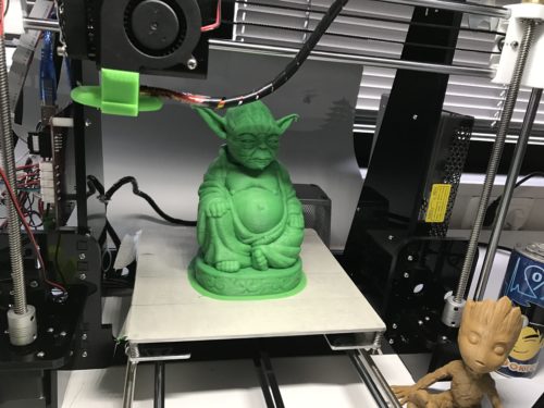 Yoda Buddha 3D-Druck