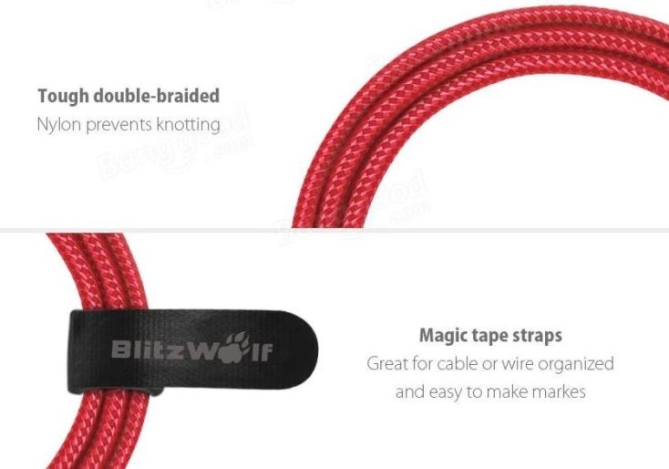 BlitzWolf USB C Kabel Kabel