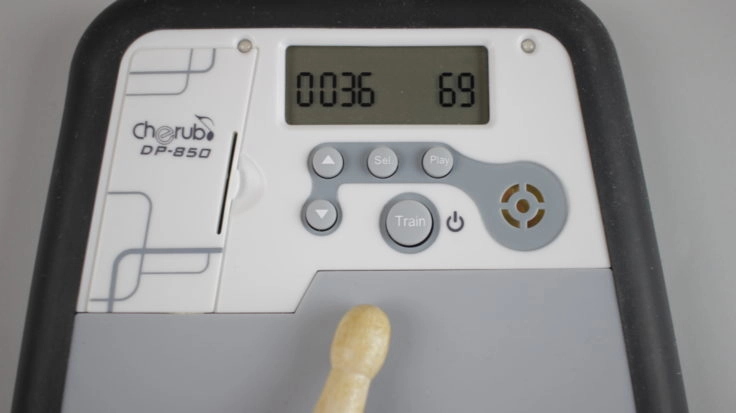 cherub-dp-850-practice-pad-einstellungen