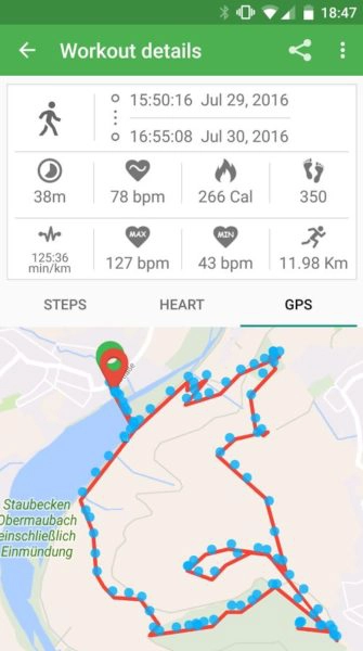 Xiaomi Mi Band 2 Notify Fitness App