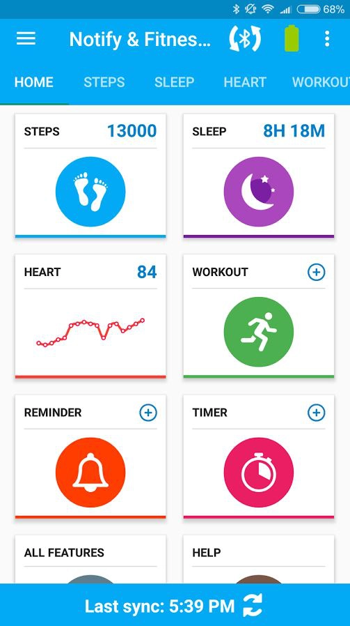Xiaomi Mi Band 2 Fitnesstracker App2