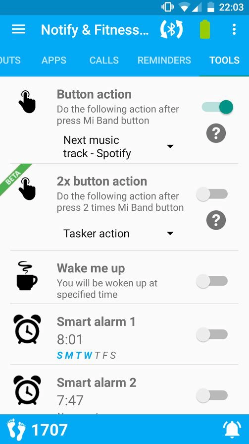 Xiaomi Mi Band 2 Fitnesstracker App4