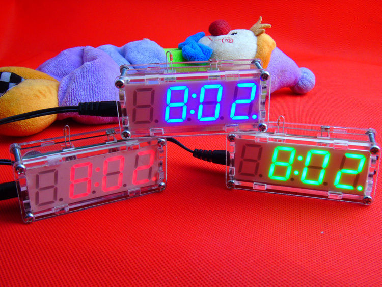 DIY LED Uhr zum selber basteln in verschiedenen Varianten