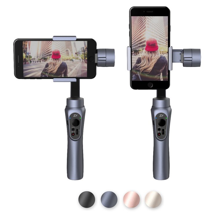 Zhiyun Smooth Q 3-Achsen Gimbal Ausrichtungsmöglichkeiten und Farbauswahl