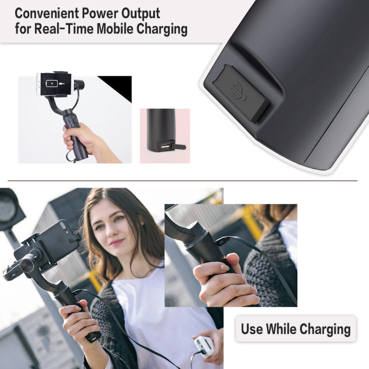 Zhiyun Smooth Q 3-Achsen Gimbal Ladeoptionen