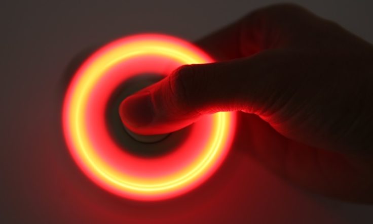 Fidget Spinner mit LEDs