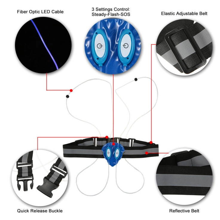 LED Warnweste Funktionen