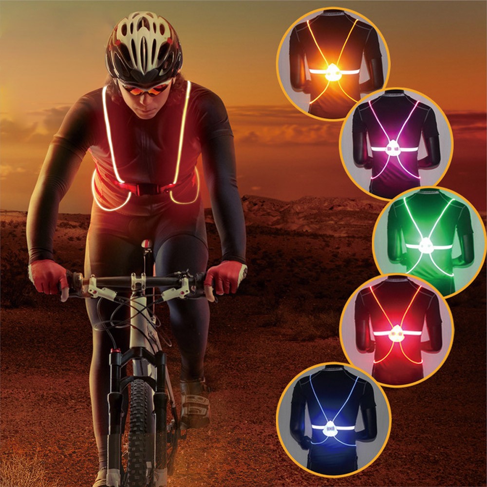 Die LED-Warnweste - nicht nur für den Fahrradfahrer
