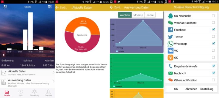 Makibes HPlus Watch App Aerobic A1