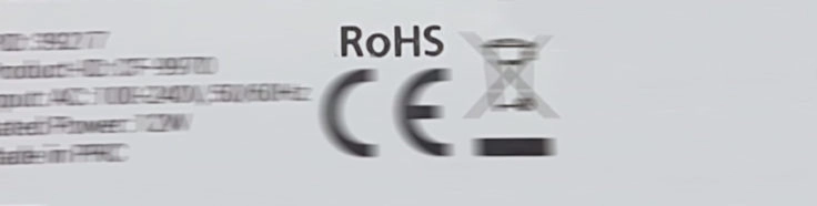 Ausgeschriebenes RoHS-Logo