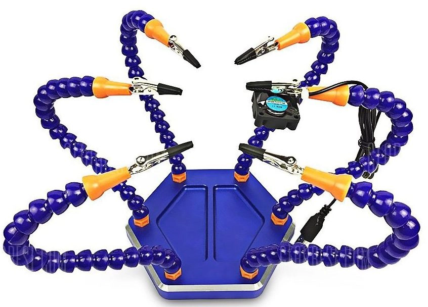 Sechsarmige Tentakel-Lötstation