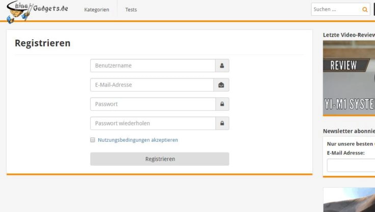 CG-Registrierung