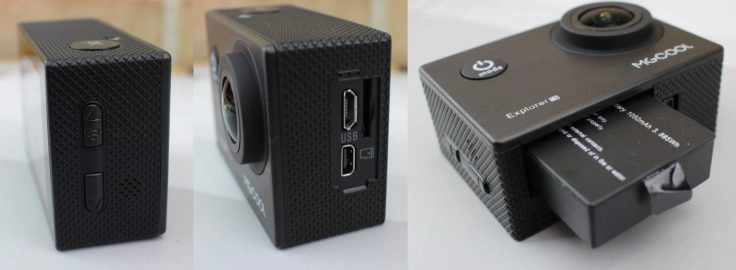 MGCOOL Explorer 1S 4K Actioncam Ansichten