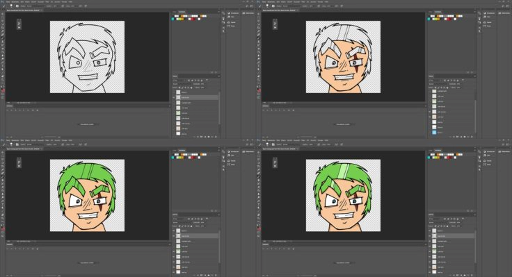 UGEE Grafiktablet Beispielzeichnung