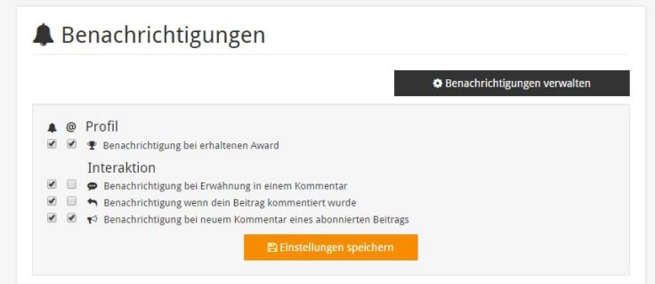 Benachrichtigungen