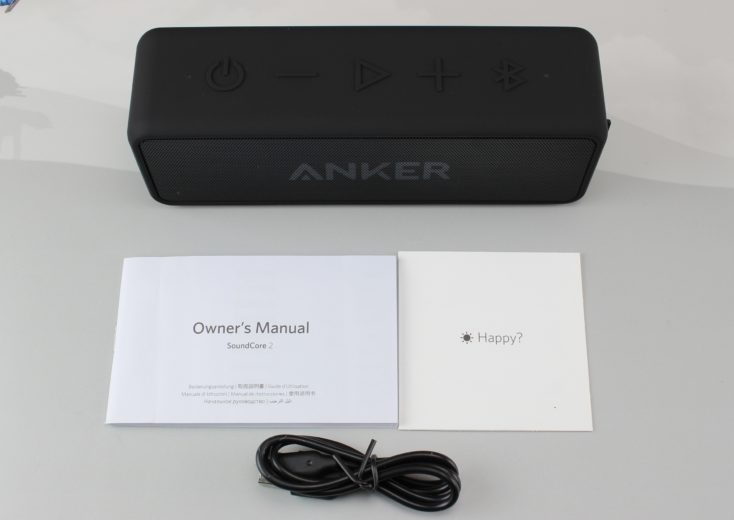 Anker SoundCore 2 Lieferumfang