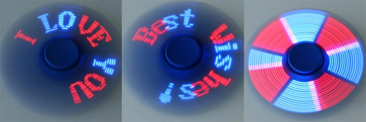 LED Fidget Spinner Anwendungsbeispiele