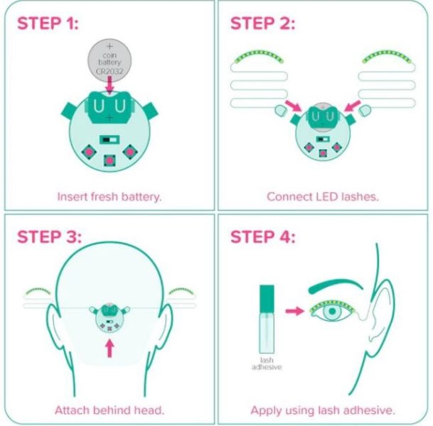 LED Wimpern Eyelash