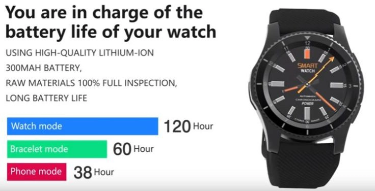 NO.1 G8 Smartwatch Battery