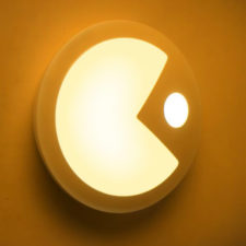 Pac-Man LED Nachtlicht wenn es eingeschaltet ist