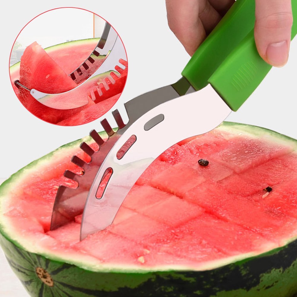 Wassermelone Messer Wassermelonenschneider Melonen Scheibenschneider Gadgets 