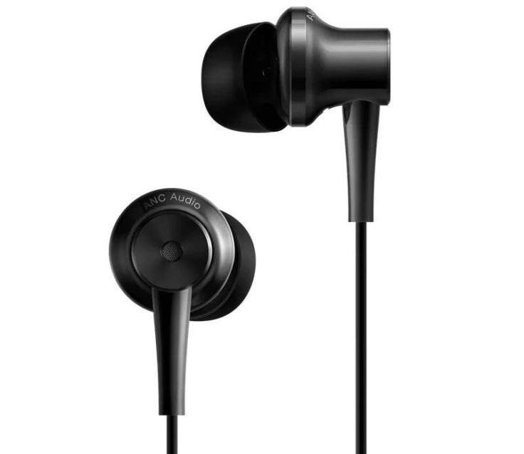 Schwarze Xiaomi ANC In-Ears Kopfhörer